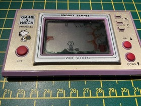 Nintendo GAME & WATCH SNOOPY TENNIS SP-30 (1982) &ndash; Vintage Handheld Console