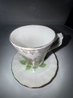 Vintage Hand-Painted Floral Porcelain Tea Cup and Saucer Set — photo 2