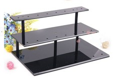 Black Acrylic Jewelry Bracelet Watch Display Rack Holder Stand General