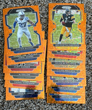 2021 Panini Prizm Football Orange Disco YOU PICK Complete Your Set