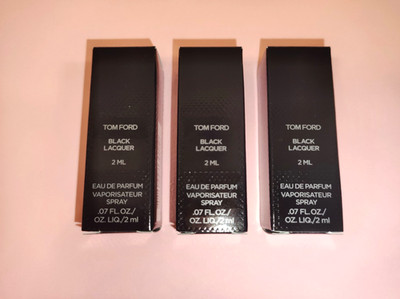 Org.  Tom Ford   Black Lacquer  Eau De Parfum   Spray    3x2ml   OVP NEU    