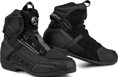 SHIMA Edge Vented Motorrad Schuhe, schwarz, 47