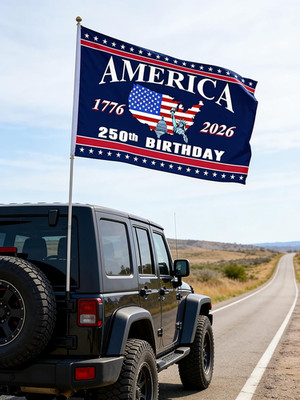 250 Year American Anniversary Flag 3x5 Double Sided 3 Ply 250th Birthday Amer...
