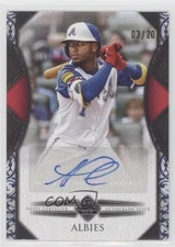 2024 Topps Transcendent Collection VIP Party /20 Ozzie Albies #VIPA-OA Auto