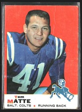 Tom Matte 1969 Topps #47 Baltimore Colts