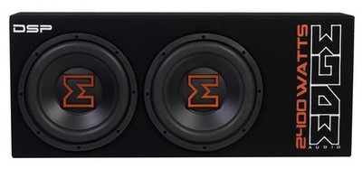 EDGE EDBX12TADSP Subwoofer-Gehäuse DBX 12 Zoll Twin DSP 2400 W Schwarz
