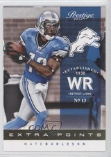 2012 Playoff Prestige Extra Points Gold Nate Burleson #63 0u7