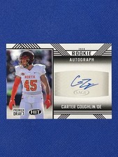 2020 Sage Hit Rookie Auto Carter Coughlin #A63 Rookie Autograph RC
