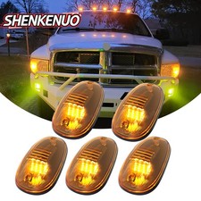 For 2003-2018 Dodge Ram 1500 2500 3500 Truck Amber Led Cab Roof Marker Lights 5x For 2003-2018 Dodge Ram 1500 2500 3500 Truck Amber Led Cab Roof Marker Lights 5x