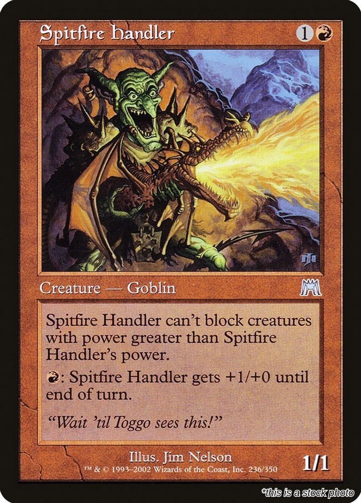 Magic Spitfire Handler 236 LP Onslaught ONS