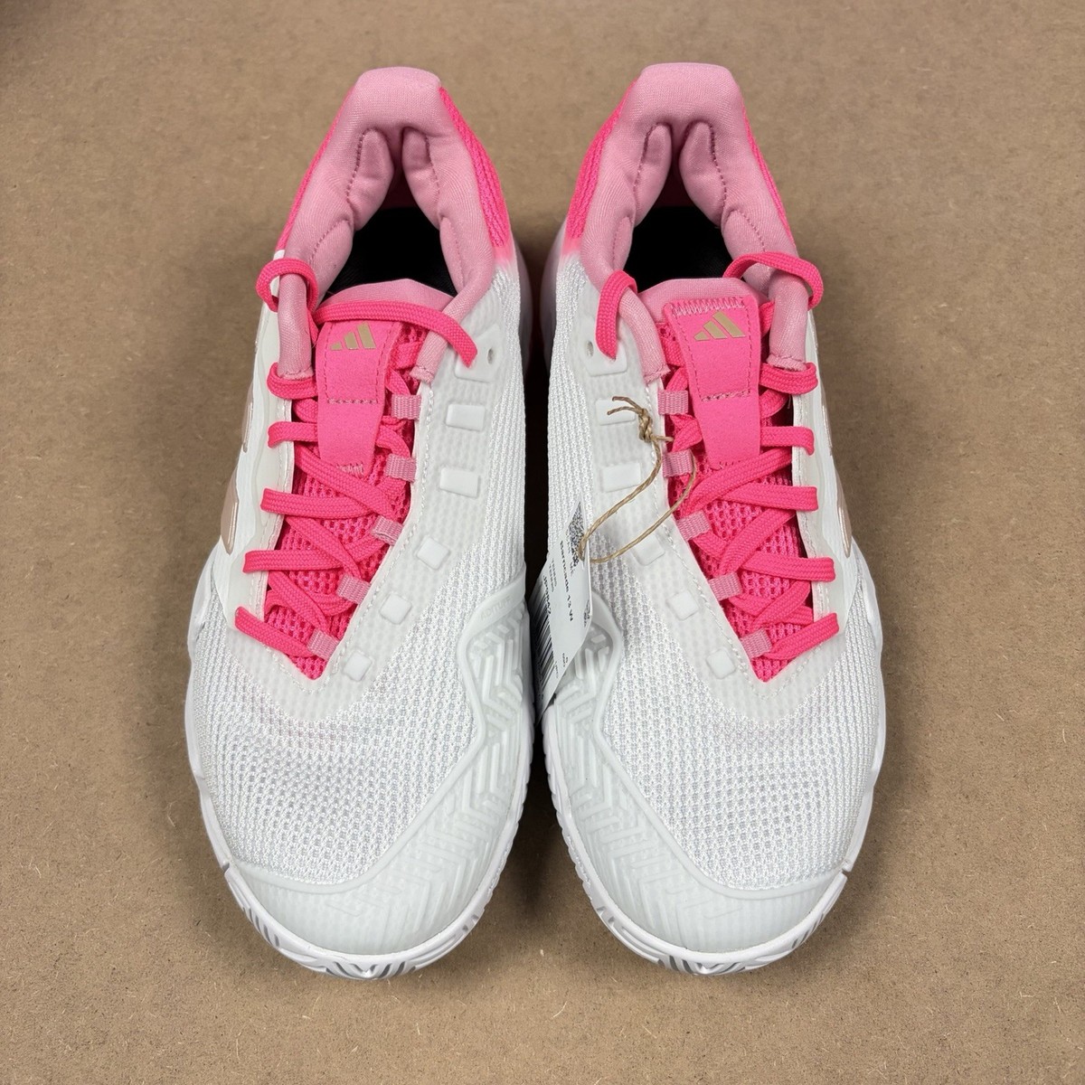 Adidas Barricade 13 Tennis Shoes Women's Size 8.5 White Pink