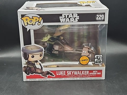 Funko Pop Star Wars #229 Luke Skywalker with Speeder Bike Chase