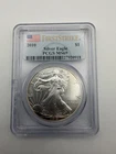 2010 PCGS MS69 First Strike Silver American Eagle in Classic Flag Label Holder