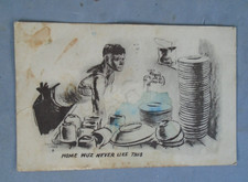 WWII post card Camp Berkeley, TX, Home wuz never like this, 1943 free postage