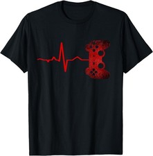 Gamer Heartbeat Gamer Gaming Video Games T-Shirt