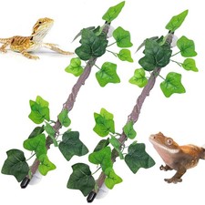VCEPJH Reptile Climbing Branch Decor 2 Pcs Bendable Jungle Vine with Style W