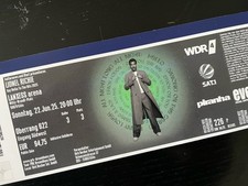 LIONEL RICHIE, Fan-Ticket Köln, Gebraucht! Sammlerstück!