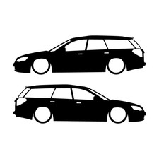 Set Of 2 Car Decal Stickers For Subaru Legacy 4th Gen Bp Wagon Set Of 2 Car Decal Stickers For Subaru Legacy 4th Gen Bp Wagon