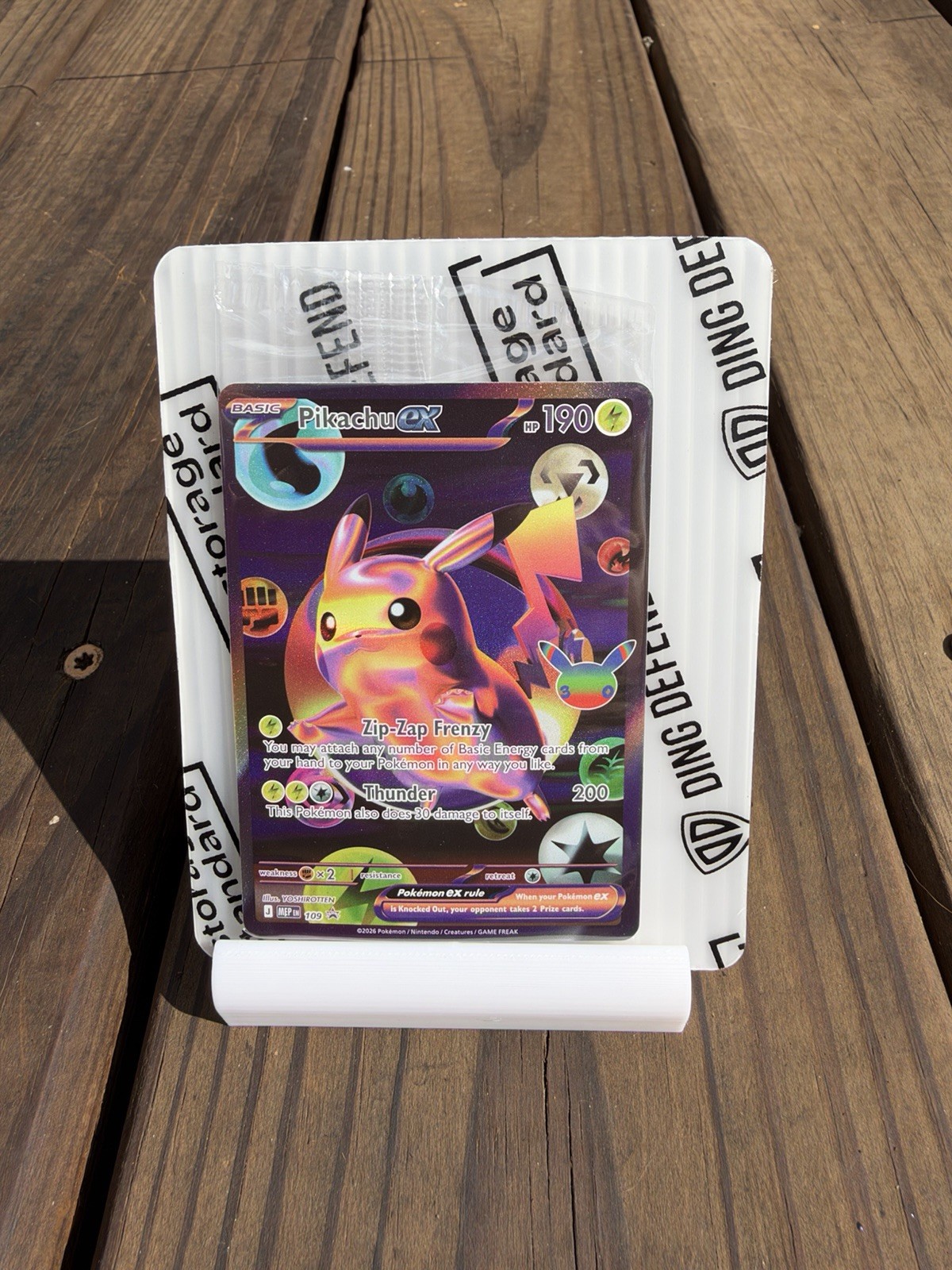 Pikachu ex - 109 (30th Celebration) 109 Me: Mega Evolution Promo Holo