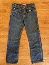 Levi  s Boy  s 100 Cotton 514 Slim Straight Jeans 27x27 Preowned 1225