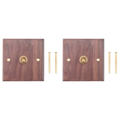 2X Retro Amerikanischer Industrie Stil Licht Schalter  Dose, Massiv Ho4168