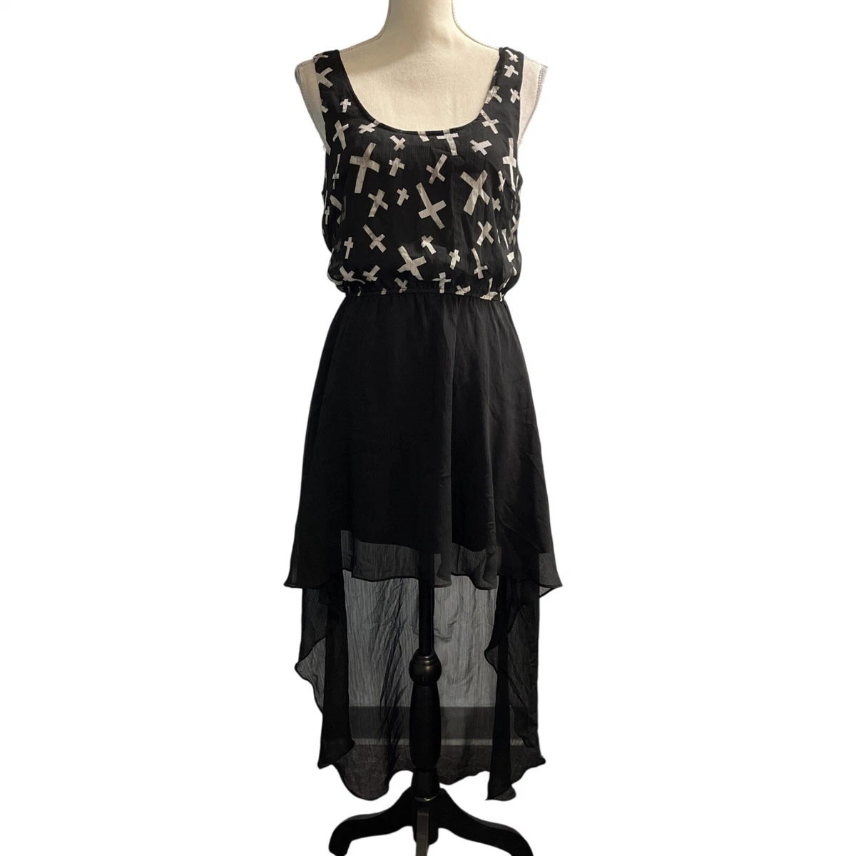 blue dress for baby girl Black Boned Lace Dress | Gothic Bustier Gown main image 1