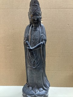 Guanyin Buddhist Statue Of Compassion And Mercy Hand Carved Granite? Nice