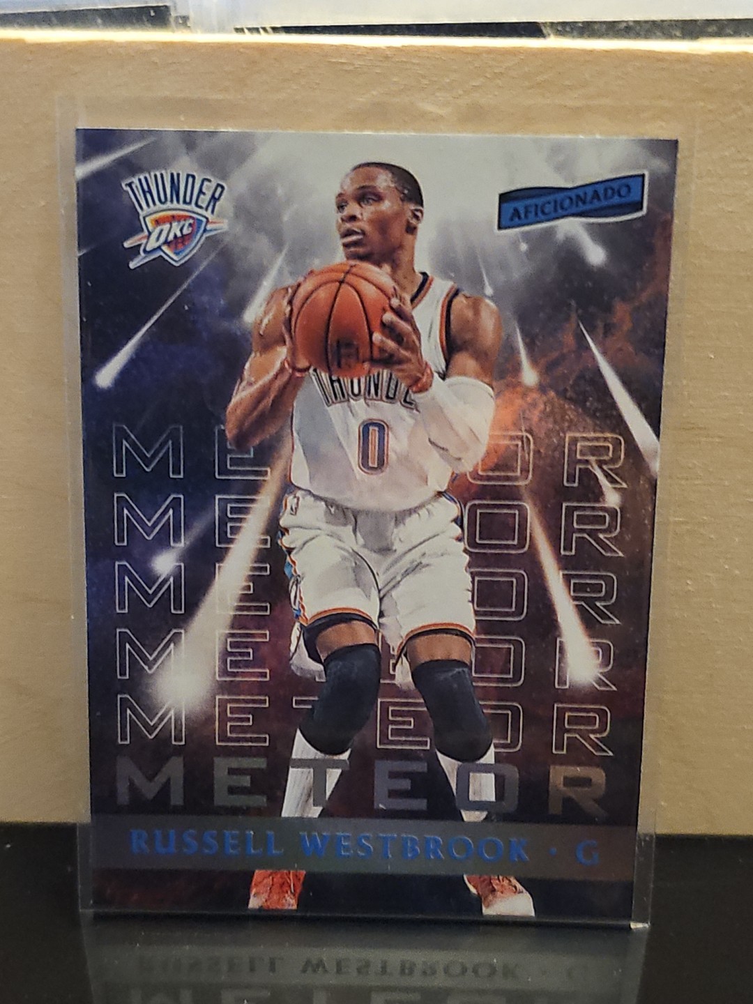 RUSSELL WESTBROOK 2016-17 AFICIONADO METEOR SSP CASE HIT! RARE!