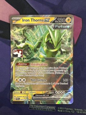 Iron Thorns ex 077/167 Prize Pack Series Cards Holo