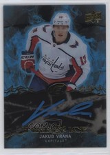 2019-20 Ice Fire and 2021-22 Upper Deck Update Jakub Vrana #FI-JV Auto nl6