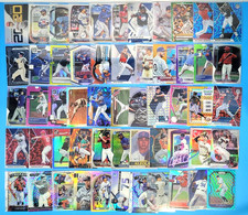 (106) Topps Chrome Refractor Prizm Insert Rookie Parallel Card Lot 2020 2021