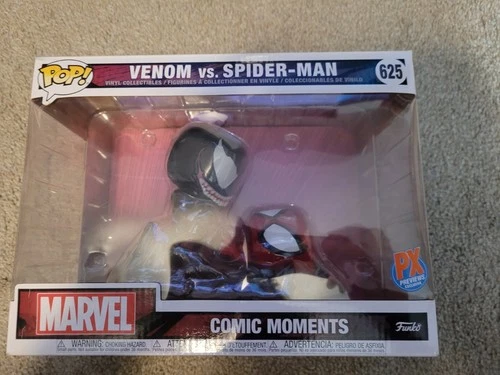 Funko Pop! Moments: Marvel - Venom Vs. Spider-Man (Metallic) - Diamond Comics...