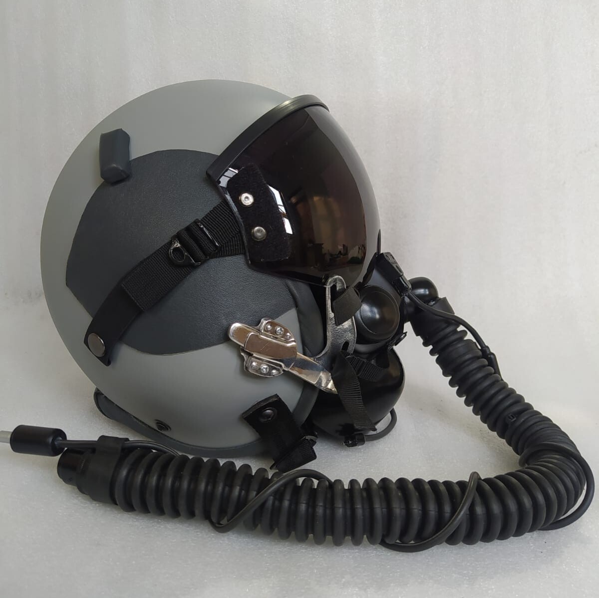 HGU-55 AVIATOR FIGHTER PILOT HELMET+MBU-20 BLACK OXYGEN MASK 