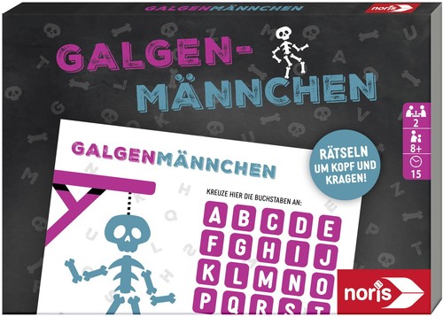 Noris Familienspiel Partyspiel Galgenmännchen Spielblock 606192093 - Bild 1 von 2