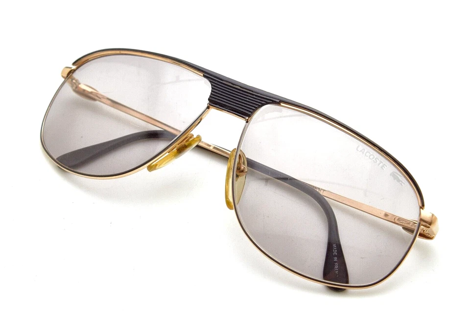 Gafas de sol vintage años 80 LACOSTE gafas 181 doradas lentes fotocromáticas piloto Foto 2 de 4