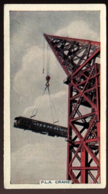 Tabakkarte, Godfrey Phillips, MECHANIZED AGE, 1936, selbstklebend, Mammutkranich, #25