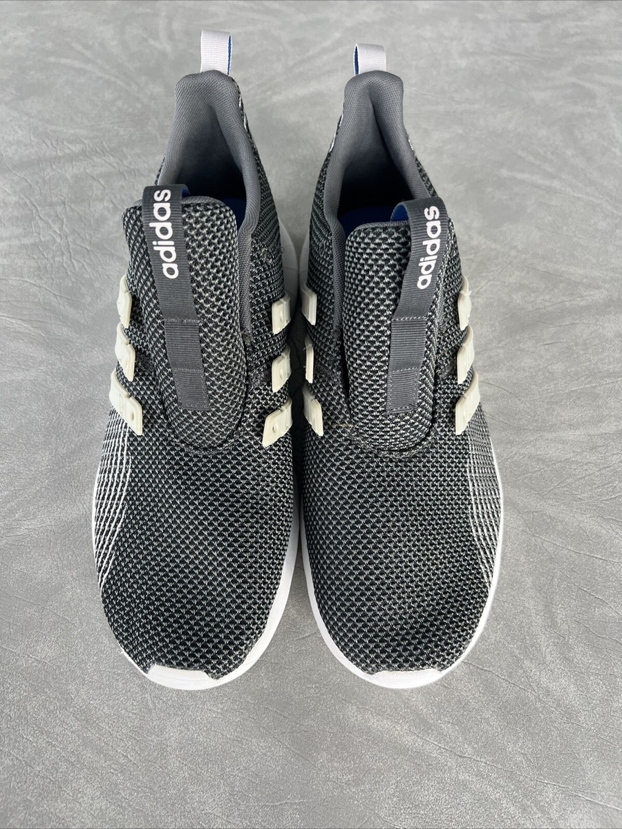 Adidas Cloudfoam PWI Running Shoes Black Grey Knit Top Sneakers Mens Size 13