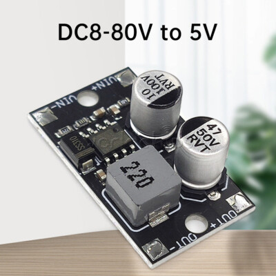 Mini DC-DC Buck Power Module DC Step Down Power Converter 5-80V to 5V 9V 12V 24V