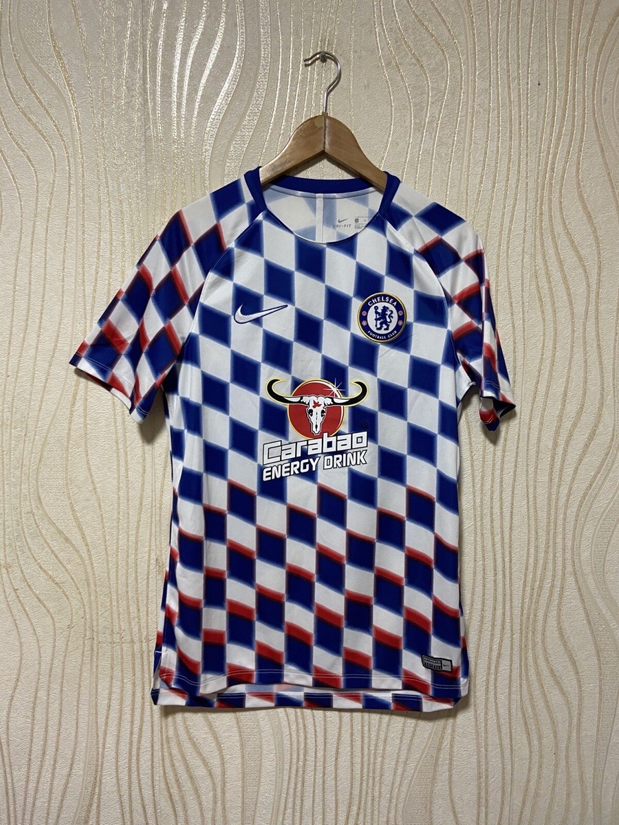 CHELSEA 2018 2019 PRE MATCH TRAINING SHIRT JERSEY NIKE 919937-101