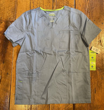 Women's SS Scrub Shirt - Landau Pro Flex- Size M - Brand New w/Tags - Lt Blue