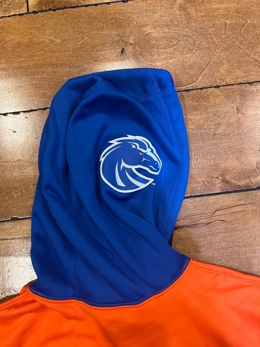 NIKE BOISE STATE BRONCOS FOOTBALL HOODIE THERMA SWEATSHIRT ORANGE 2XL NWT - Picture 7 of 7
