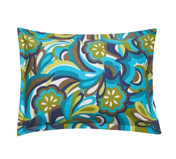 NWT Trina Turk Fall Fonda Floral Full/Queen Comforter, Shams & Pillow Set 4Pc Foto 4 de 4