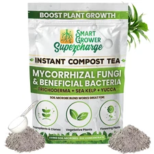 Mycorrhizal Fungi with Beneficial Bacteria, Trichoderma, Sea Kelp, Molasses, Yuc