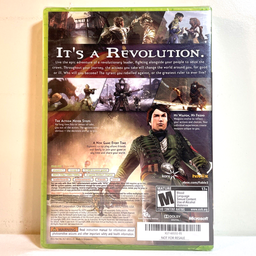 FABLE III (2011) Xbox 360 Action Adventure Role Playing RPG - Complete CIB NEW - Picture 3 of 6