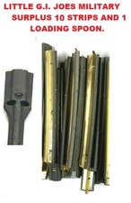 NEW 10 USGI STRIPPER CLIPS WITH SPOON 5.56/.223 LOT OF 10 With  Speed Loader