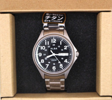 SEIKO AQPJ402 Watch ALBA Quartz Titanium Sporty Waterproof 10 ATM Men's Black