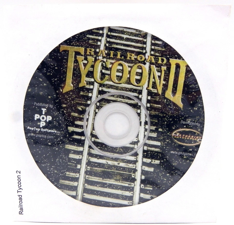 Railroad Tycoon II With Large Manual PC CD-ROM 1998 Discs And Books Only Good - Image 3 of 4