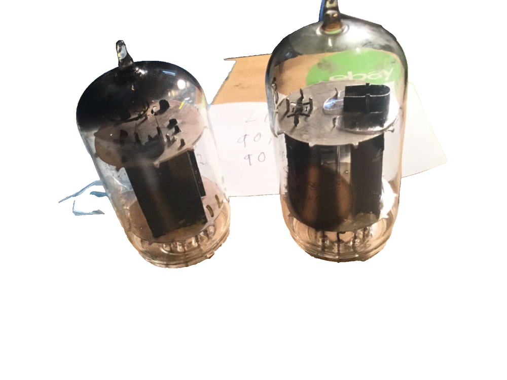 21LR8 pair balanced matched Vintage Vacuum Tubes Valves Tested 90/90 & 90/90