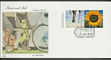 5/9/2000 TRAIL & EDEN MILLENNIUM BOOK- MILLENNIUM COMMEMORATIVE STAMP PANE FDC