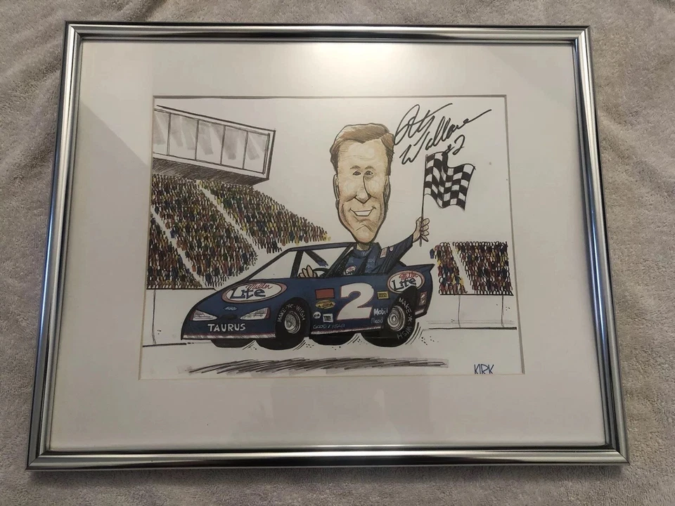 RUSTY WALLACE AUTOGRAPHED 16 X 20 PICTURE - Image 3 of 4